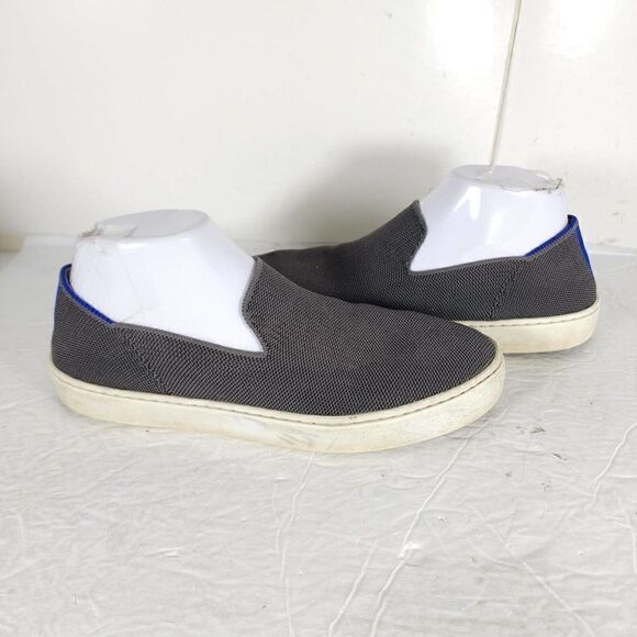 ROTHY'S Women's The Sneaker US 9 Knit Gray Flat Slip On Comfort Sneaker Shoes - Picture 8 of 13